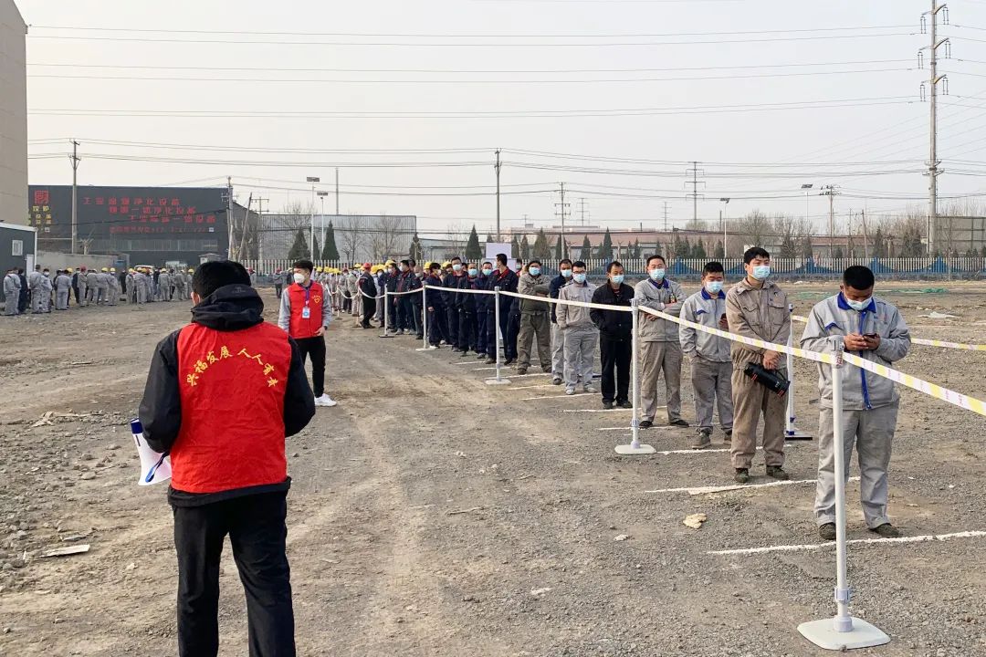 同心同力齊抗疫-鍍鋁鋅鋼板代理廠家宏鑫源全員核酸檢測有序進行鍍鋁鋅鋼板、鍍鋁鋅鋼板廠家、鍍鋁鋅鋼板價格(圖4)
